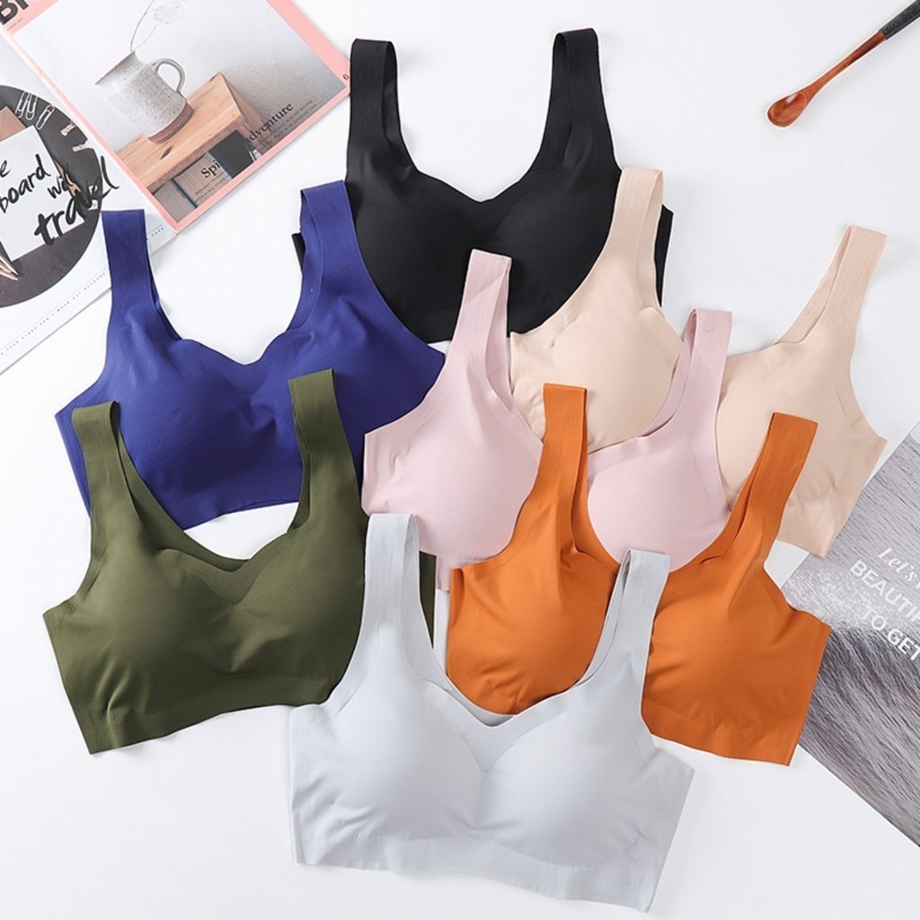 3PCS Sexy Sports Bra Seamless  - Full Coverage Bra review and price